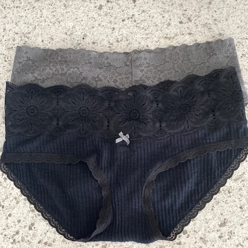 Aerie Real Soft cotton panties set of 2 XS